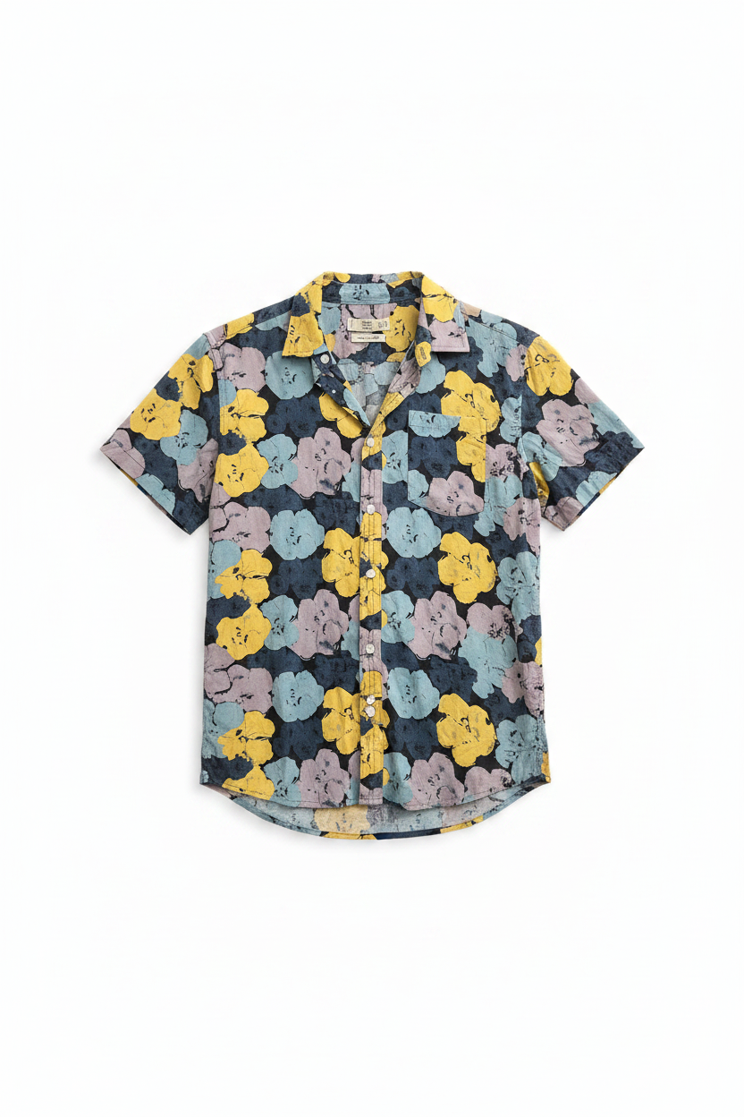 Floral Shirt Front