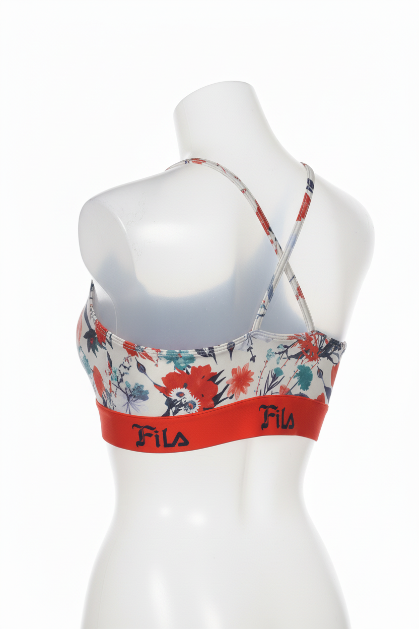 Floral Sports Bra – Back