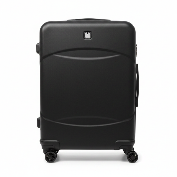 Front view - black luggage
