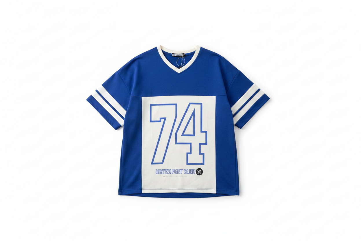 Front View - Blue 74 Jersey