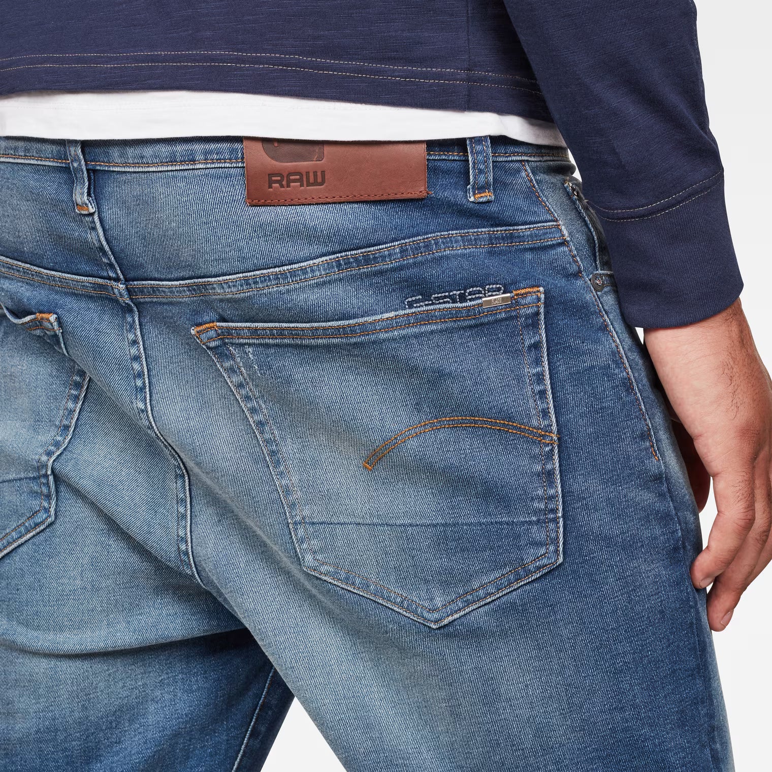 G-Star Raw MEN BLUE DENIM PANTS 51004-4339-89
