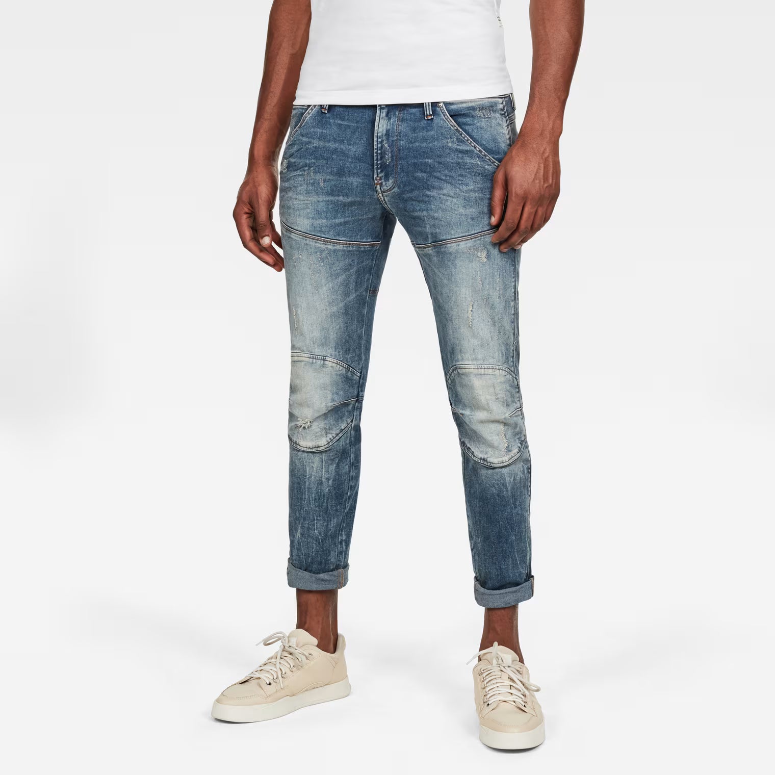 G-Star Raw MEN BLUE DENIM PANTS 51026-8969-9114