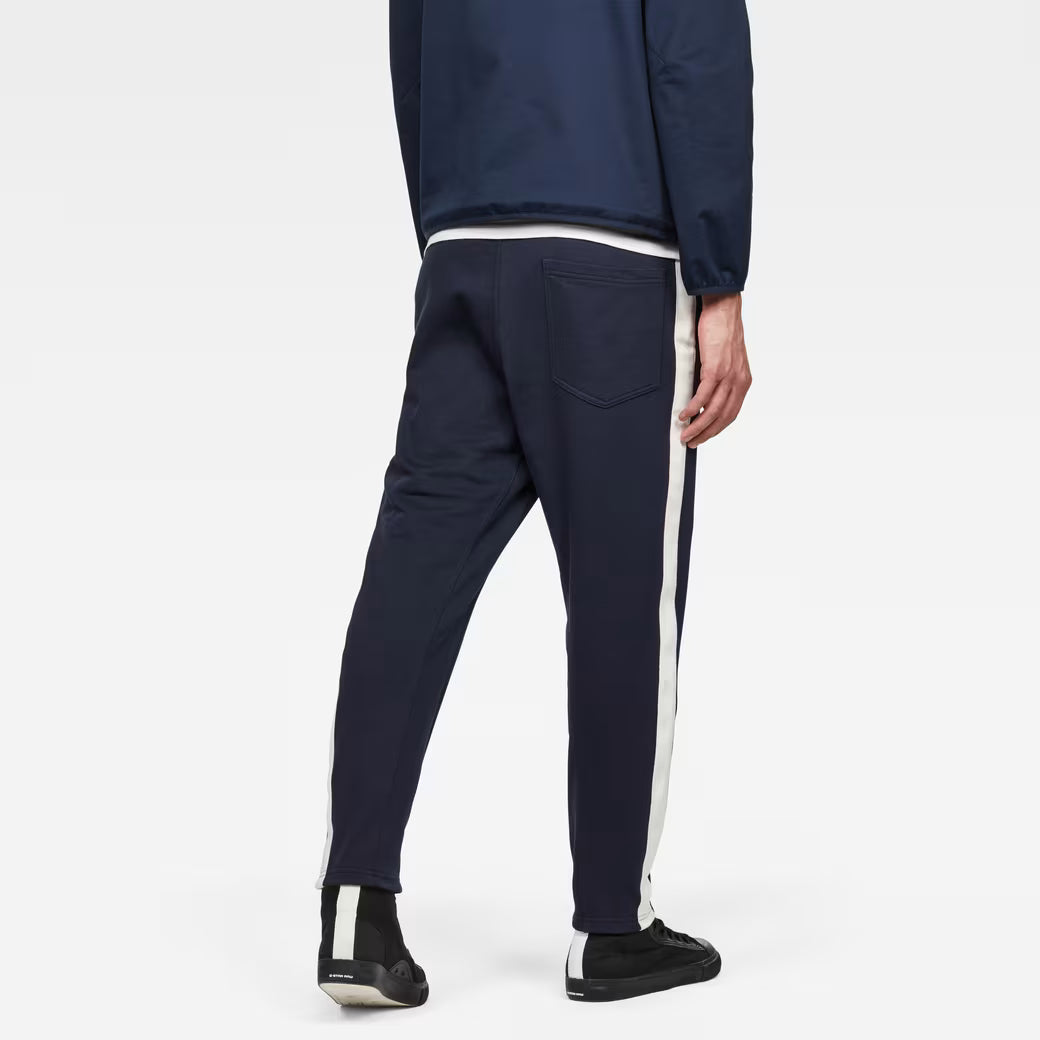 Core Stripe Cropped 3D TaperD PANT SARTHO BLUE