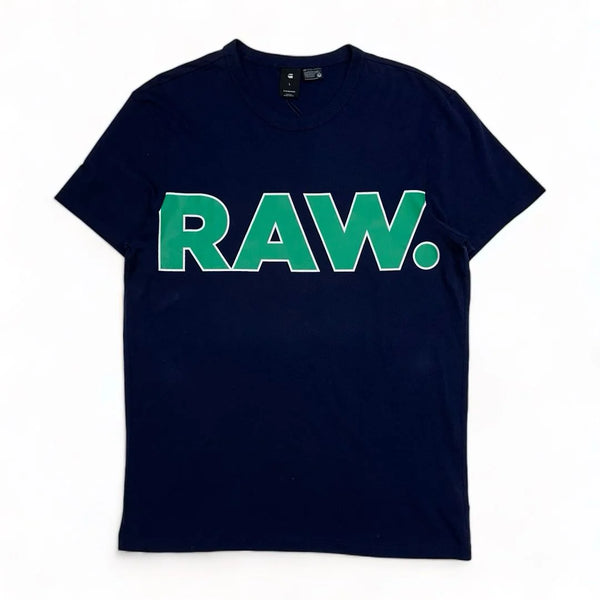 G-Star Raw Men's Sartho Graphic Color Block T-Shirt – Sartho Navy