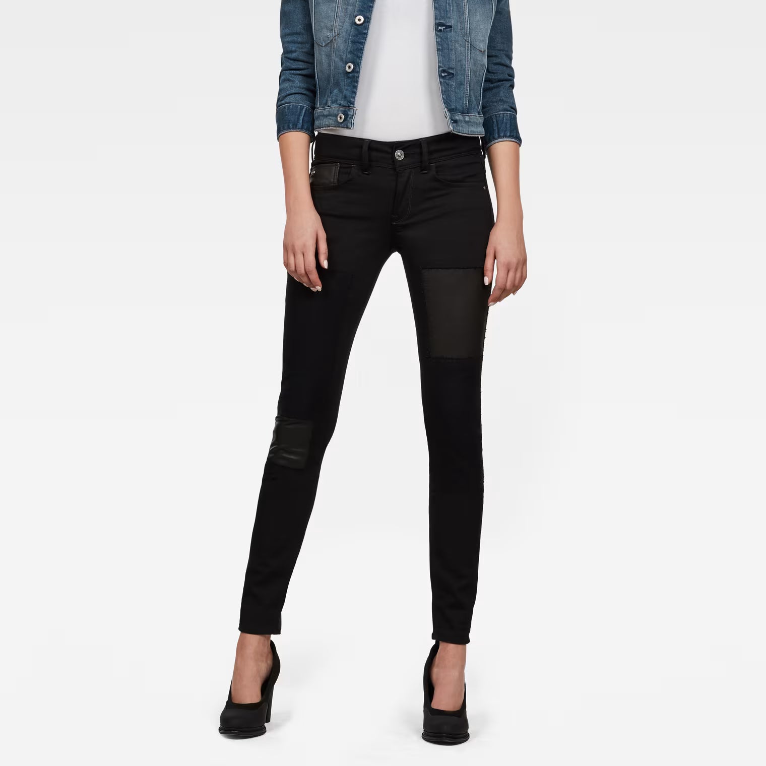 G-Star Raw WOMEN BLACK DENIM PANTS D10962-8970-9947