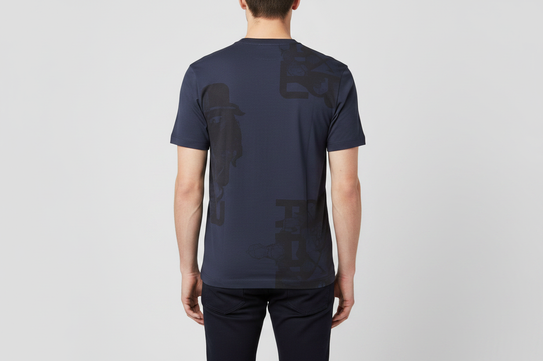 G-Star Navy Tee — Back