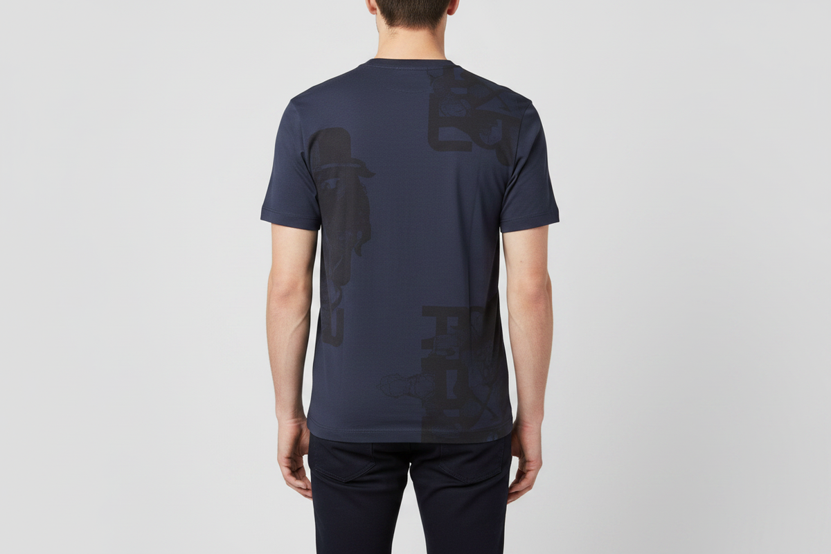 G-Star Navy Tee — Back