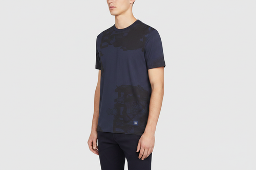 G-Star Navy Tee — Front-Left 3Q