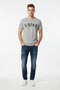 G-Star Raw Collegiate Logo T-Shirt – Grey Marl
