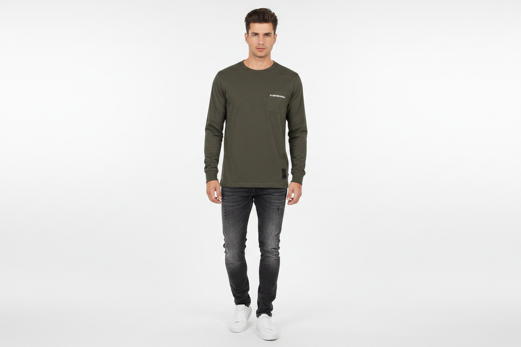 G-Star RAW Long Sleeve Tee on Model