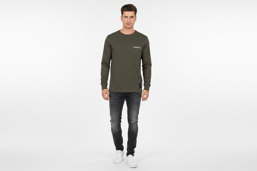 G-Star RAW Long Sleeve Tee on Model