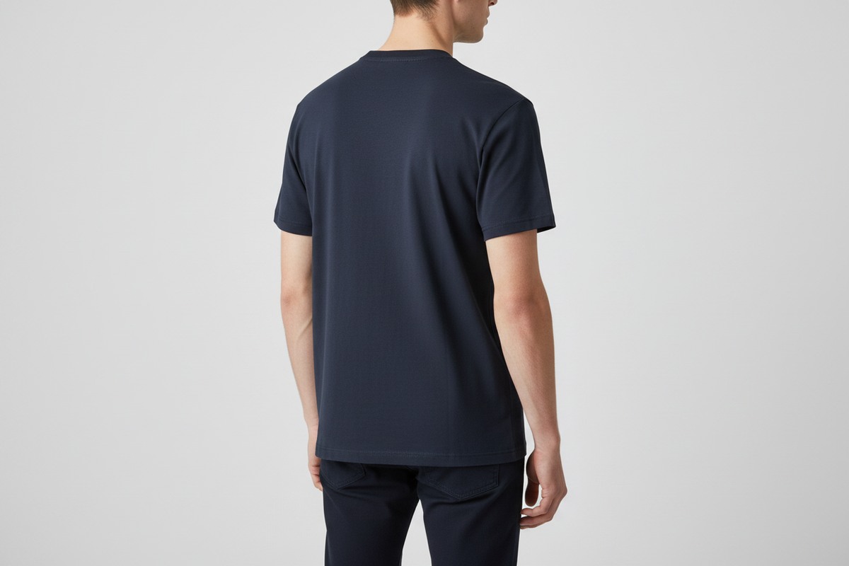 G-Star RAW Navy Tee — Back 3Q