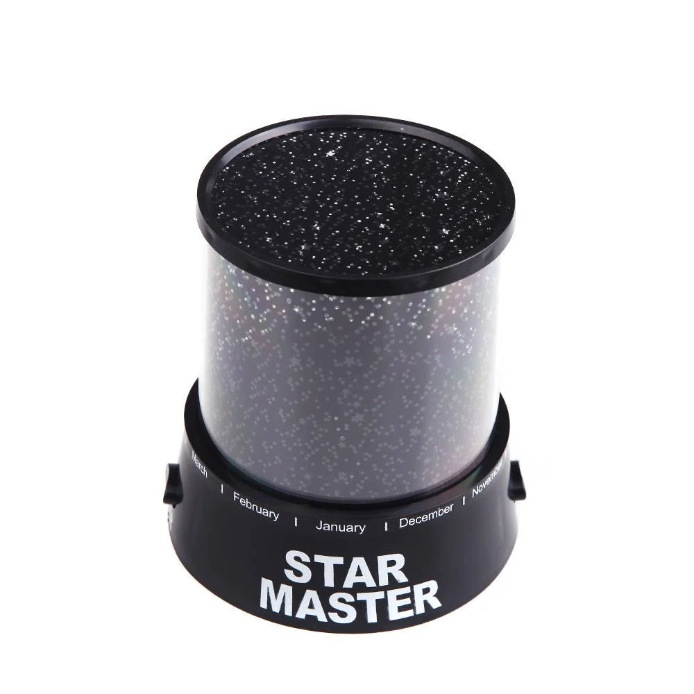 Marv Star Master Projector Night Light LED Colorful Starry Night Light - Black