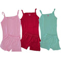 Underwear girl | 100% Cotton Vests & Briefs (3-Piece, Assorted Colors)