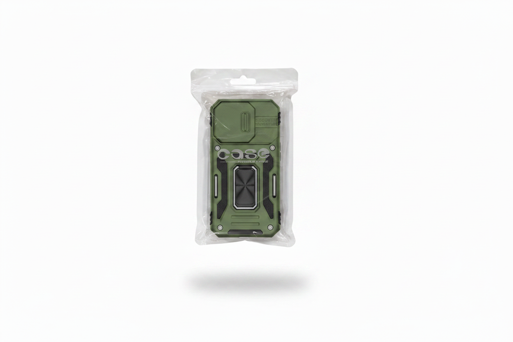 Green Case in Packaging