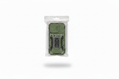 Green Case in Packaging