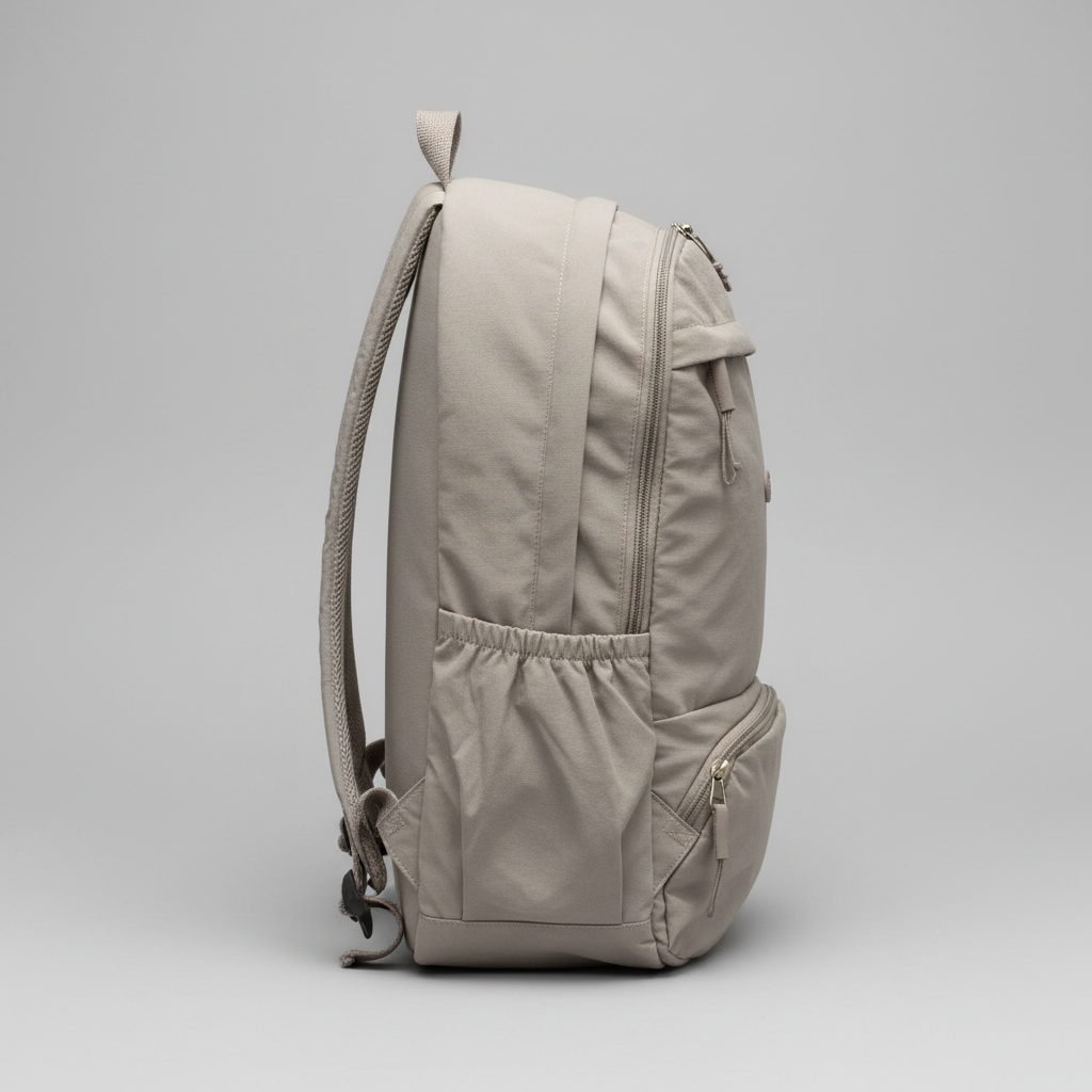 Grey Backpack – Side
