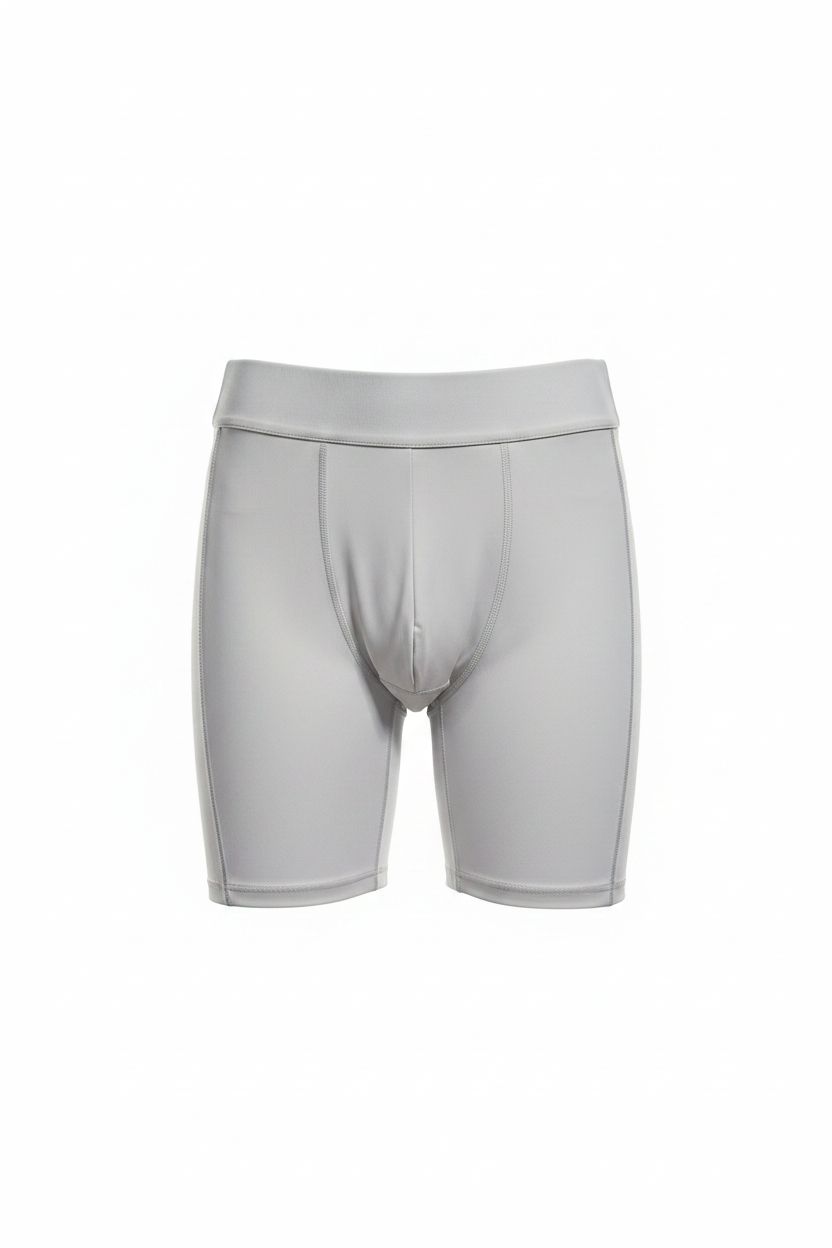 Grey Biker Shorts - Ghost Mannequin