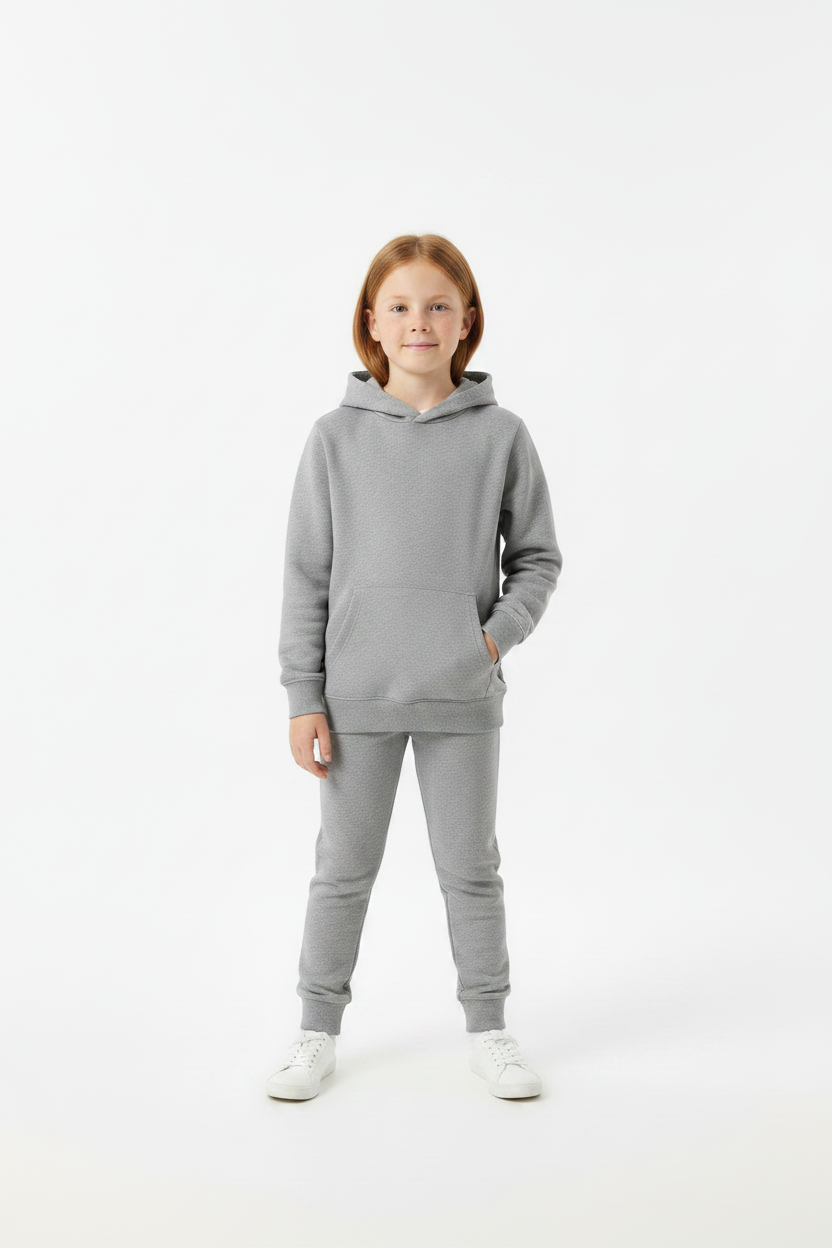 Grey Hoodie – Kid Back No Drawstring