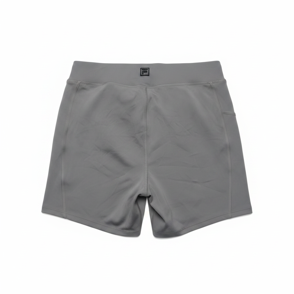 Grey shorts back
