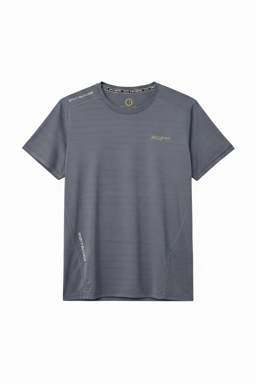 Grey Soccerex T-Shirt – No Bottom Text