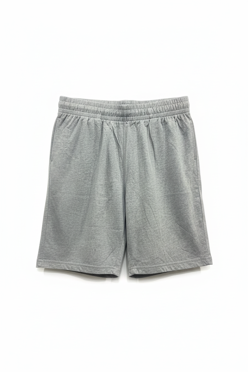 Grey Sweat Shorts - Front