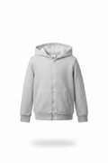 Grey Zip Hoodie - Front