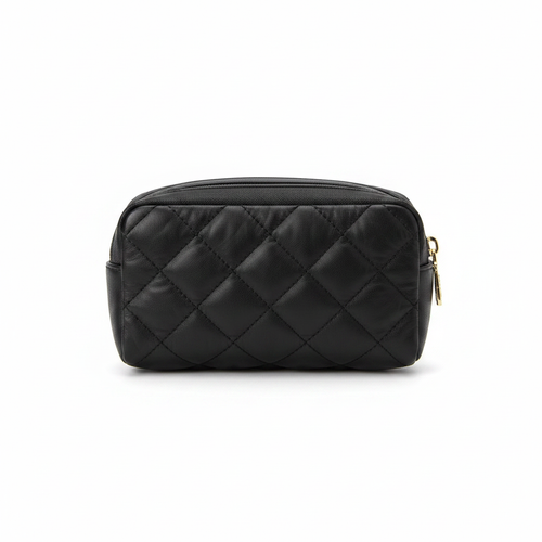 GUESS Black Zip Pouch Back