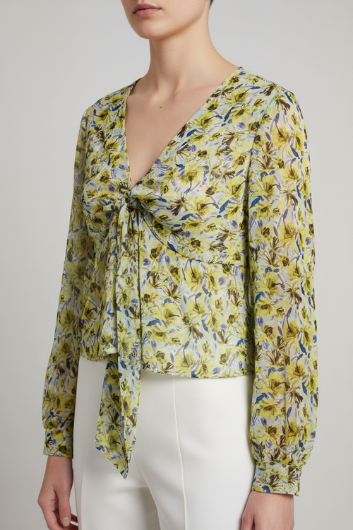Guess Floral Blouse – Three-Quarter