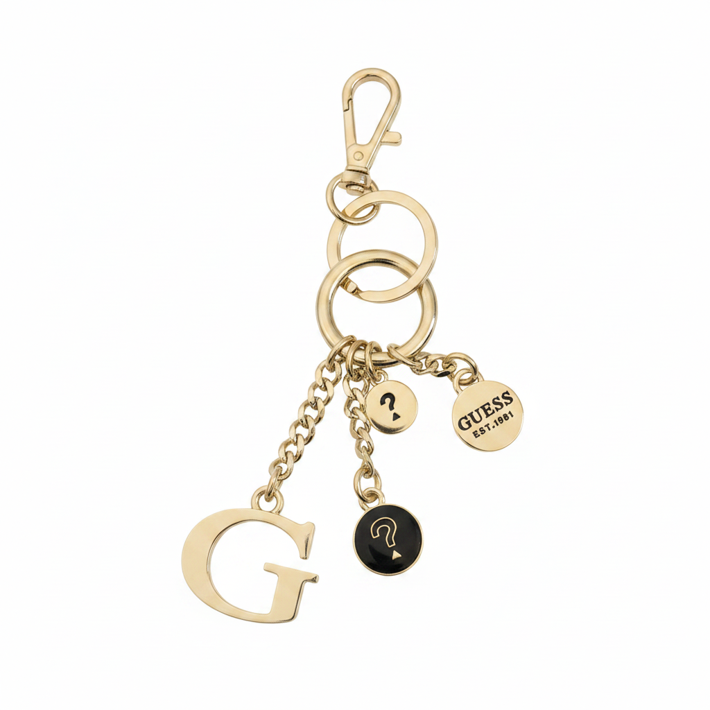 GUESS G Initial Keychain