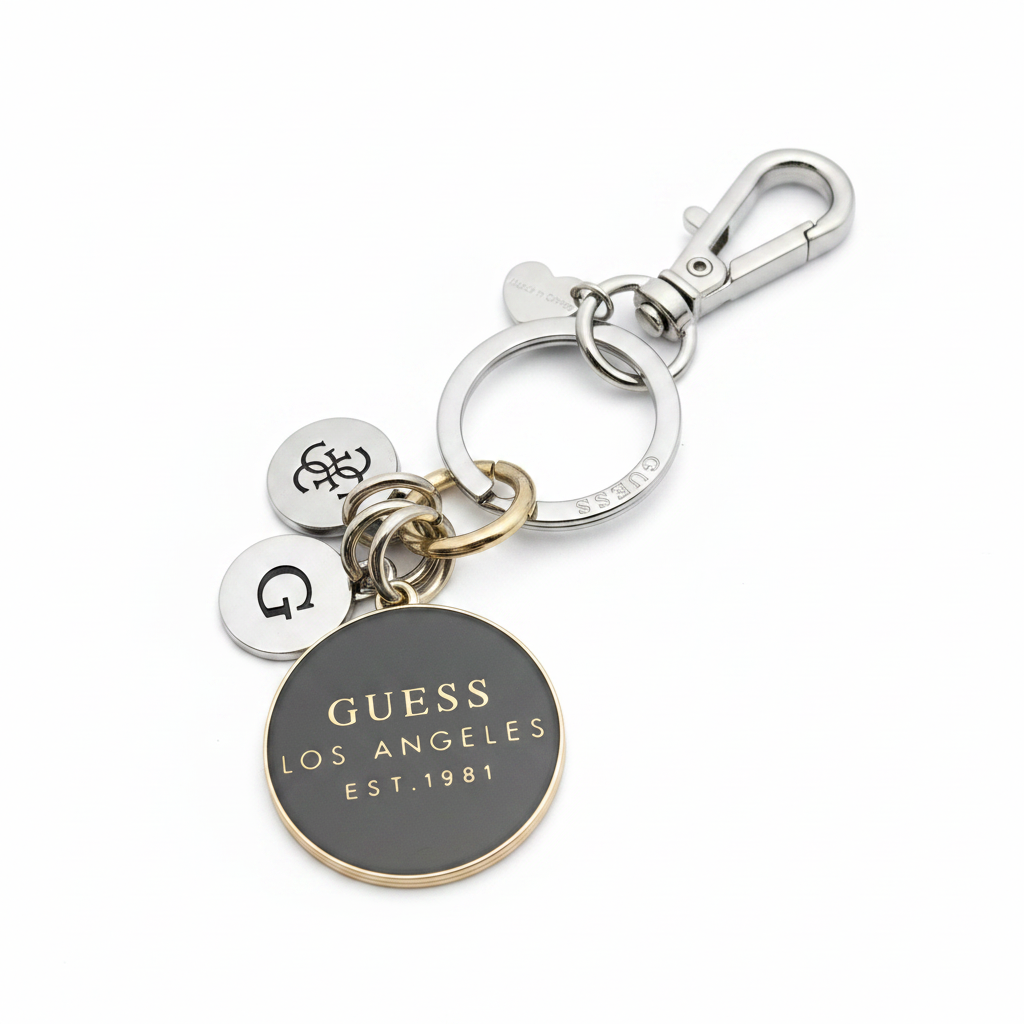 Guess Keychain Angle View