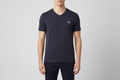 Guess Slate Blue V-Neck — Front