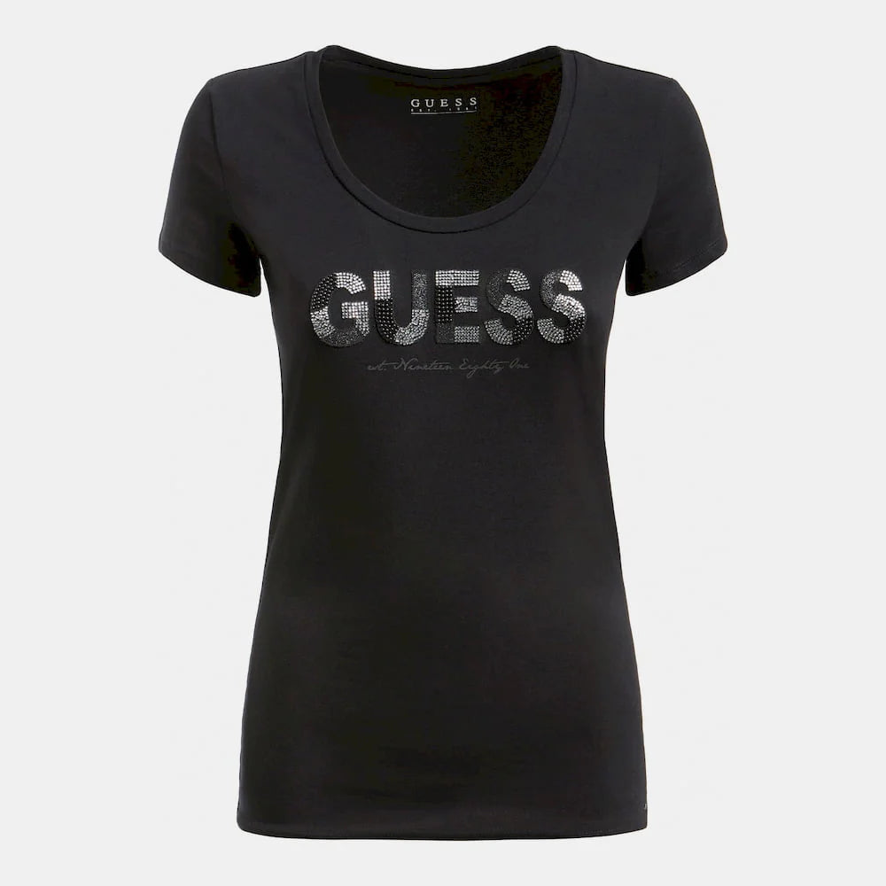 T Shirt Guess BLACK