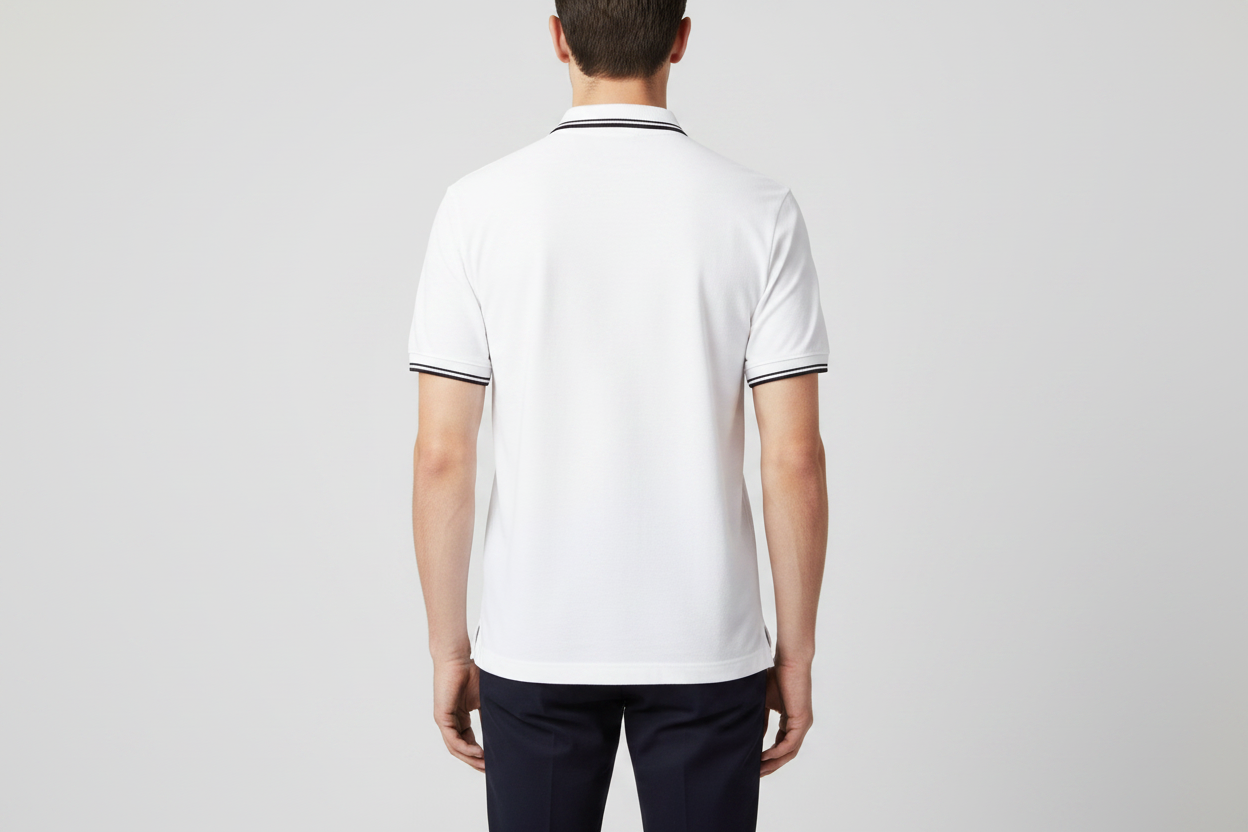 Guess White Polo — Back