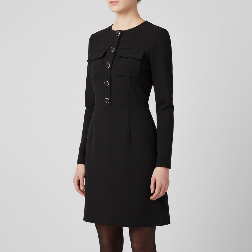 GULL-AY – Black Gold Buttons Right