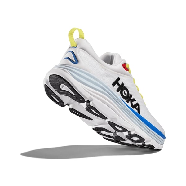 HOKA Men's Gaviota 5 Running Shoes in Blanc De Blanc/Virtual Blue 1127929-BVR (NO BOX)