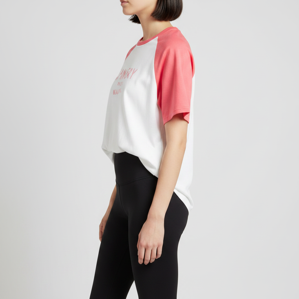 BE FIT Camera Photo tee – side profile
