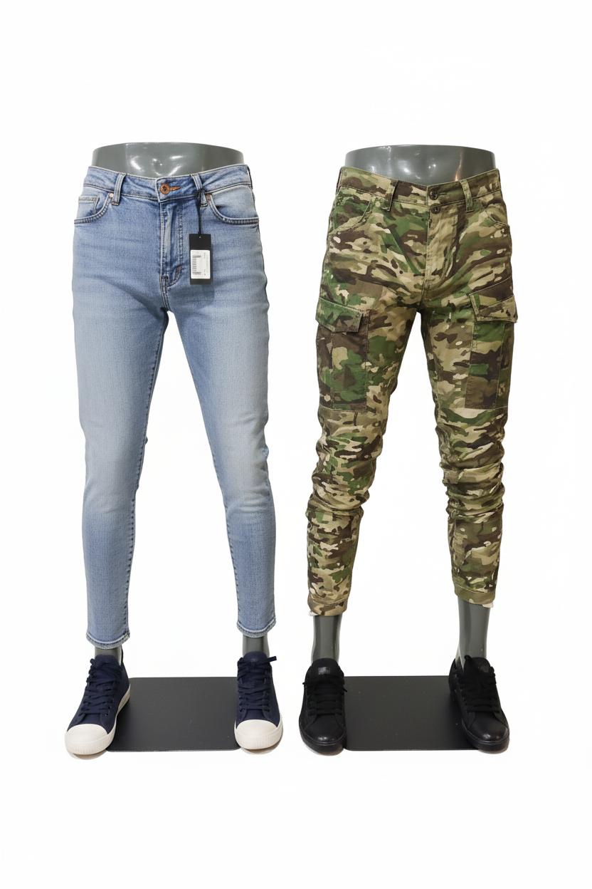 Men's Half Body Lower Mannequin for Retail Display – 1pc (USED)