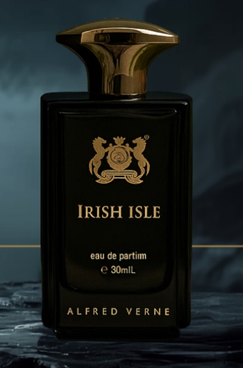 Alfred Verne Irish Isle Eau de Parfum 30ml dark bottle with gold cap