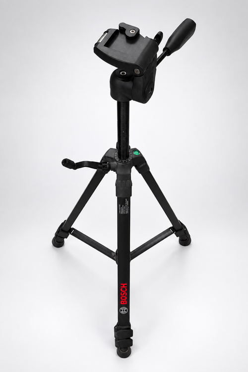 Bosch Professional Tripod Stand on a clean bright studio background
