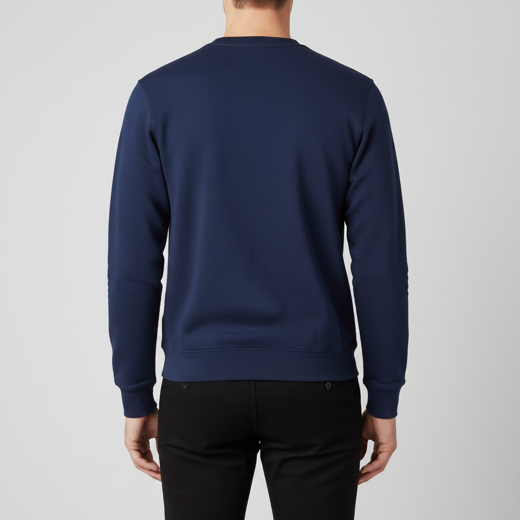 VANHEUSEN navy blue graphic sweatshirt – back view