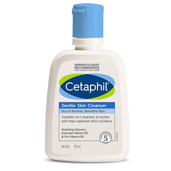 Cetaphil Gentle Skin Cleanser 125ml | Dry to Normal, Sensitive Skin