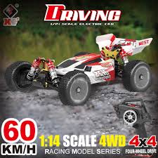 Wltoys XKS 144001 RC Car 60km/h High Speed 1/14 2.4GHz RC Buggy 4WD Racing Off-Road Drift Car RTR