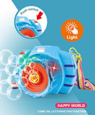 Bubble Pop Dream Bubble Machine, Camera Type Bubble Maker BLUE COLOR