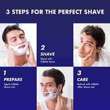 Gillette Series 3X Sensitive Shaving Gel 200ml - Skin-Friendly Precision