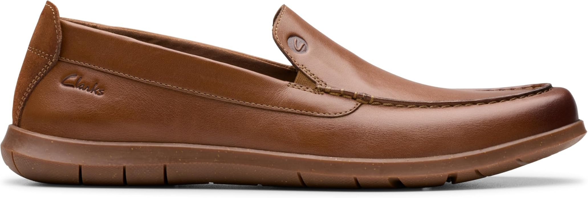 Clarks Flexway Step Men’s Tan Leather Moccasins