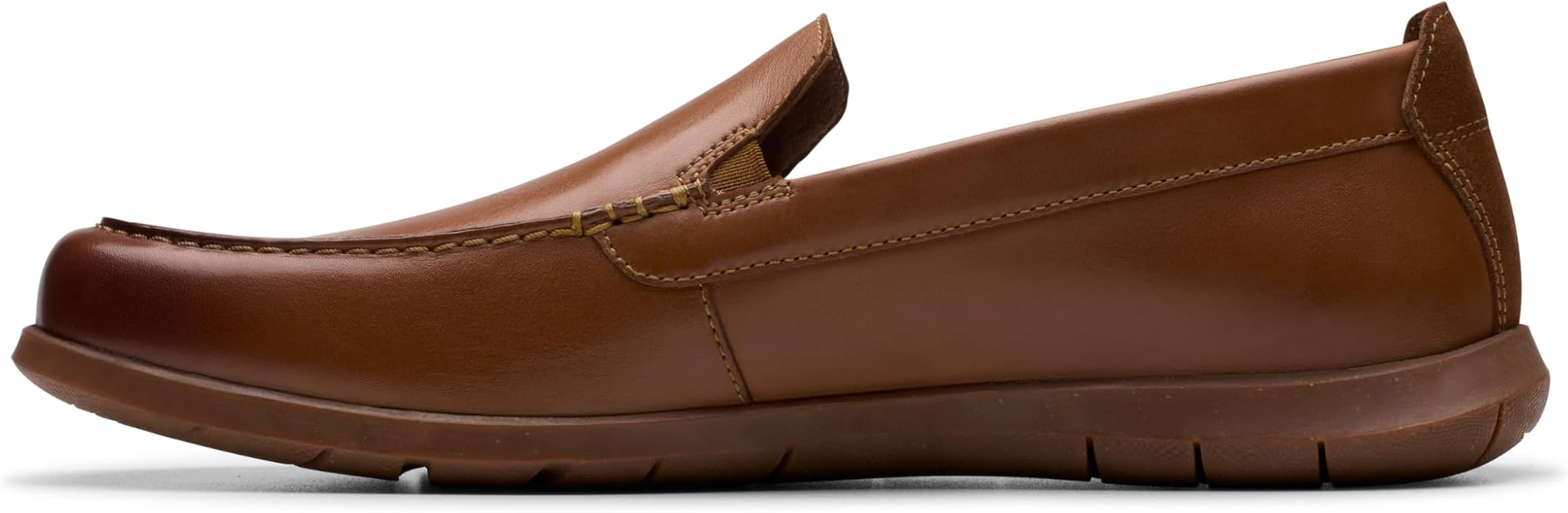 Clarks Flexway Step Men’s Tan Leather Moccasins
