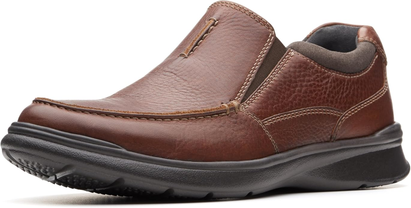Clarks Cotrell Free Men’s Leather Slip-On Loafers Light