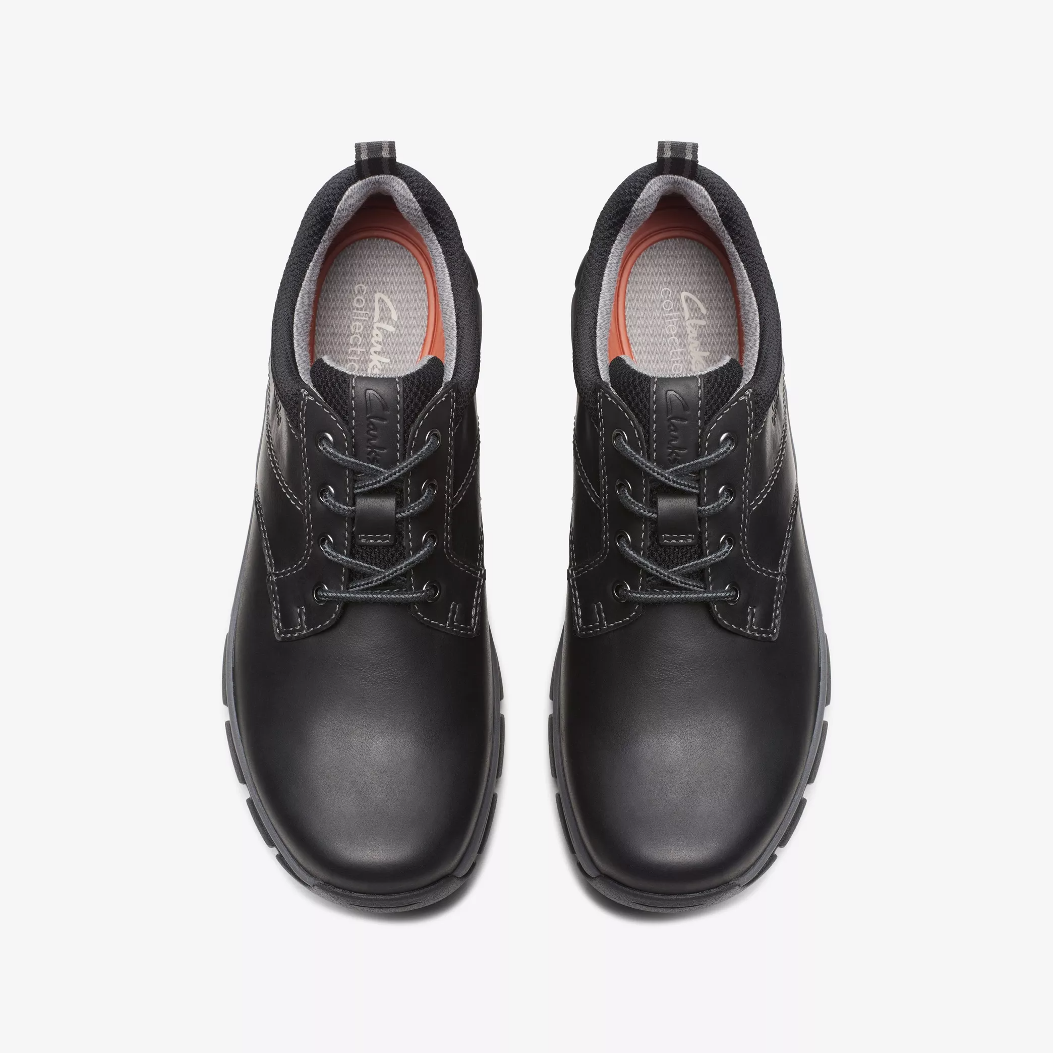 Clarks Walpath Low Men’s Black Leather Casual Shoes
