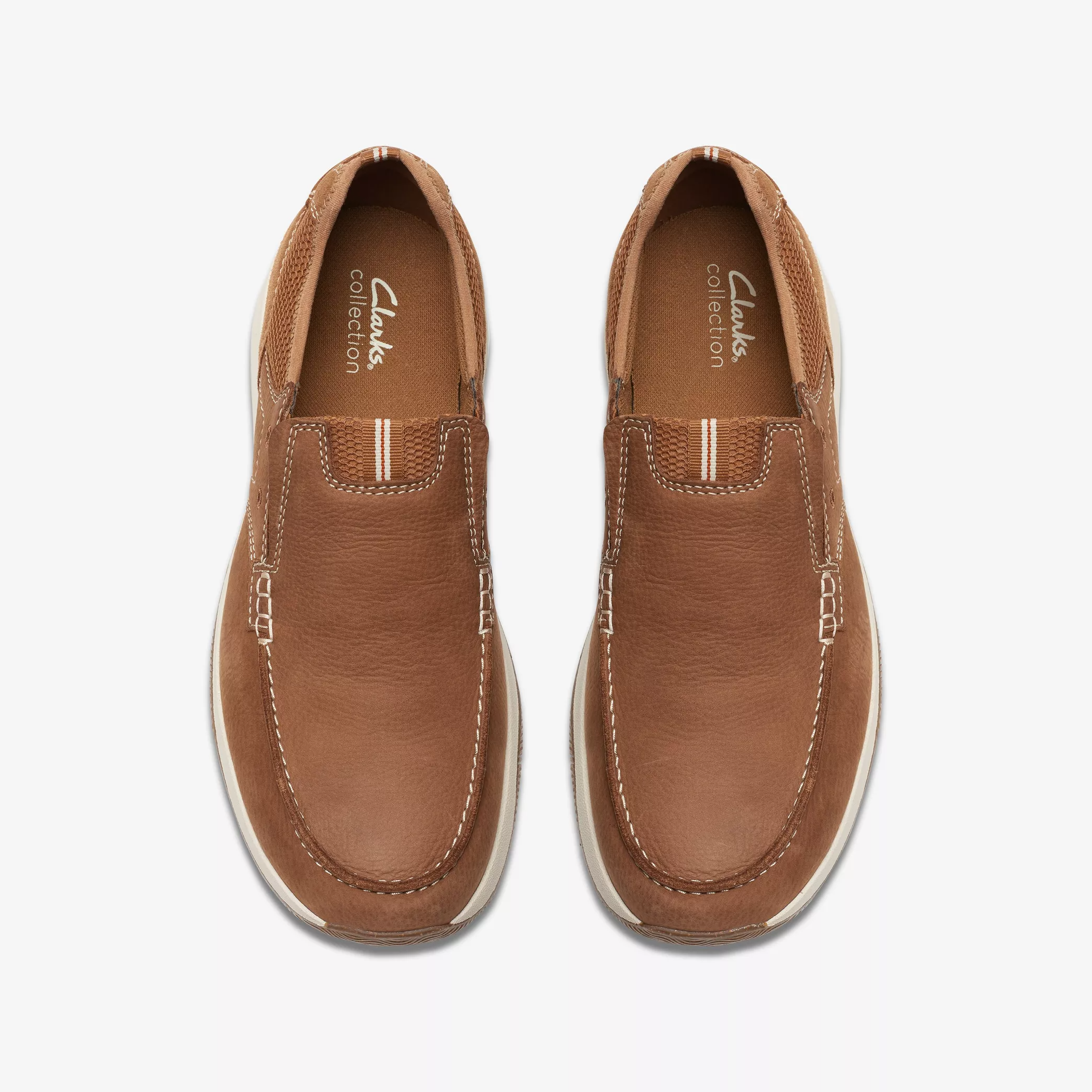 Clarks Sailview Step Men’s Light Tan Nubuck Slip-On Shoes